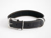Image of Leatherberg® Leather Dog Collar Brown - 1.4" Wide Leather Collar Best for Large Dogs Black